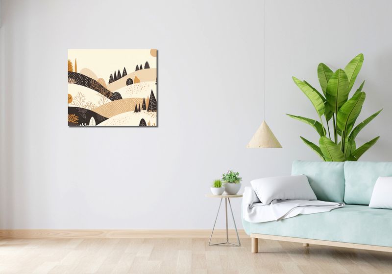 Obraz 70x60cm Jesień w Wzgórzach zdjęcie 2