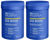 2x ForMeds Bicaps Witamina D3 4000 IU 120 kaps. Odporność Osteoporoza Kości