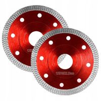 2x TARCZA DIAMENTOWA DO CIĘCIA GRESU PŁYTEK 125MM CERAMIKI BETONU