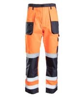 Spodnie ostrzegawcze FLASH pom/granat 62