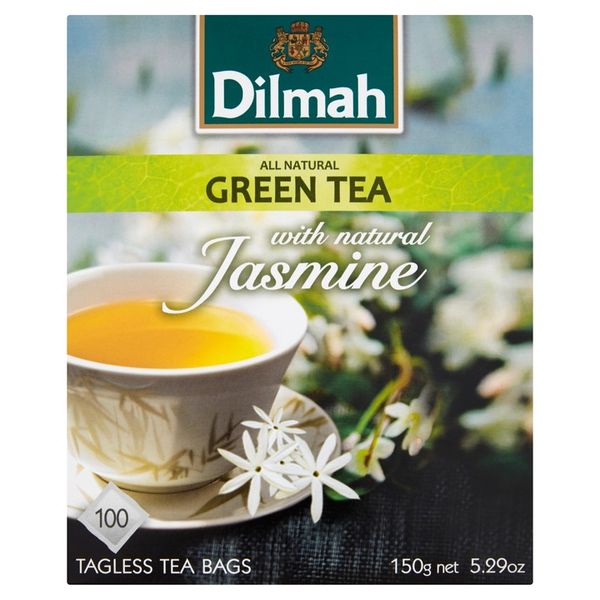 Dilmah Zielona herbata jaśminowa 100 x 1,5 g zdjęcie 3
