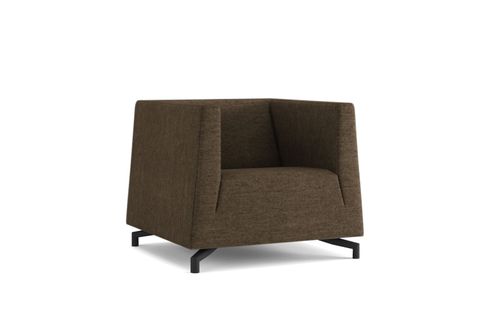 Fotel Soft brązowy jasny na Arena.pl