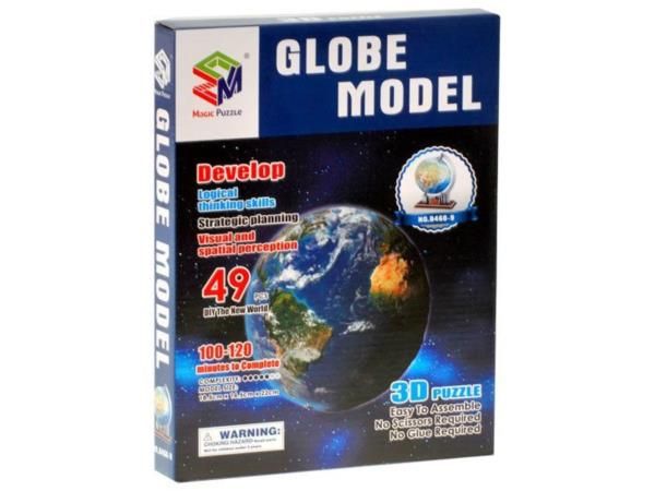 GLOBUS 3D PRZESTRZENNE Puzzle 49 elementy  ZA0936 zdjęcie 2