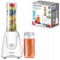 Blender kielichowy do smoothie koktajli 500W 2 butelki Sencor SBL 2210WH