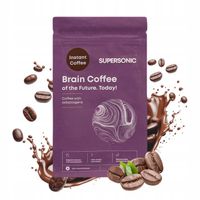 KAWA Supersonic Brain Coffee adaptogenami STRES PAMIĘĆ miłorząb Z MAGNEZEM
