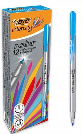 cienkopis bic intensity medium jasnoniebieski, 964784 na Arena.pl