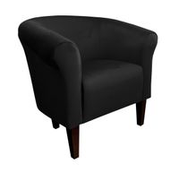 Fotel Milo nogi 20cm venge czarny MG19