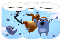 Skarbonka Ceramiczna Grizzy i Lemingi