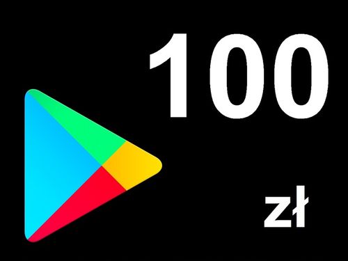 Karta Google Play 100 zł Kod Prepaid Klucz Android na Arena.pl