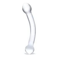 glas curved g-spot stimulator szkło borokrzemowe 17 cm przezroczysty