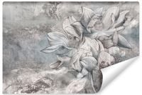 Fototapeta Do Salonu Mural BETON Kwiaty Abstrakcja 90cm x 60cm