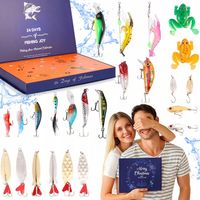 WĘDKARSKI KALENDARZ ADWENTOWY DLA WĘDKARZY 24OKIENKA ZESTAW PRZYNĘT PREZENT