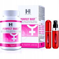 PERFECT BUST POWIĘKSZENIE WIĘKSZE PIERSI BIUST NOWY ROZMIAR KURACJA 90 KAPS
