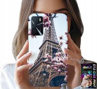ETUI DO OPPO A16 / A16S / A54S - PARYŻ WIEŻA EIFFLA PIĘKNE MIEJSCA PLECKI