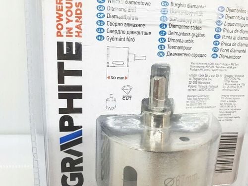 Wiertło diamentowe do gresu 67 mm GRAPHITE 57H297 na Arena.pl