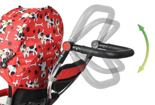 Rowerek trzykołowy Kruzzel RT6051 czerwony na Arena.pl