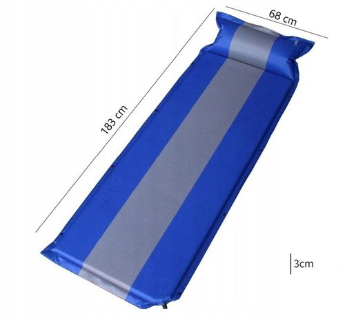 MATA SAMOPOMPUJĄCA Z PODUSZKĄ MATERAC karimata kempingowa POD NAMIOT BIWAK na Arena.pl