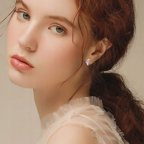 SREBRNE KOLCZYKI DLA DZIEWCZYNKI 925 JEDNOROŻCE ZATRZASK DZIECKA CÓRKI na Arena.pl