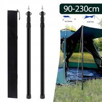 MASZT TYCZKA 2szt. DO NAMIOTU , MARKIZY, TARPÓW REGULOWANY 90CM-230CM