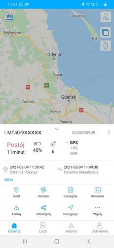 Lokalizator GPS Tracker Nadajnik 120 dni +SIM MT40 na Arena.pl