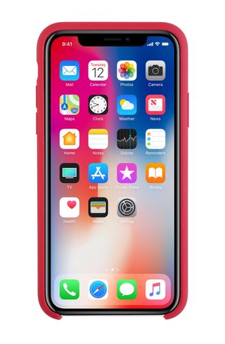 GUESS SILICONE CASE - iPhone XS Max - RED na Arena.pl