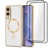 2 x ETUI PRZEZROCZYSTE CHRONIĄCE APARAT MAGSAFE GALAXY S25 EDGE + 2-PAK SZK