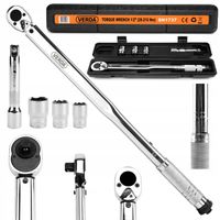 KLUCZ DYNAMOMETRYCZNY do Kół 1/2" Certyfikat Kalibracji 28-210Nm + Etui