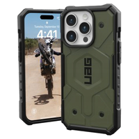 Etui UAG Pathfinder MagSafe do iPhone 15 Pro - zielone