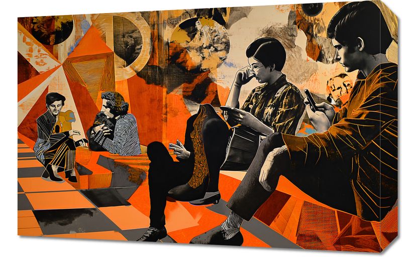 Obraz 60x40cm Przestrzeń Do Dialogu zdjęcie 1