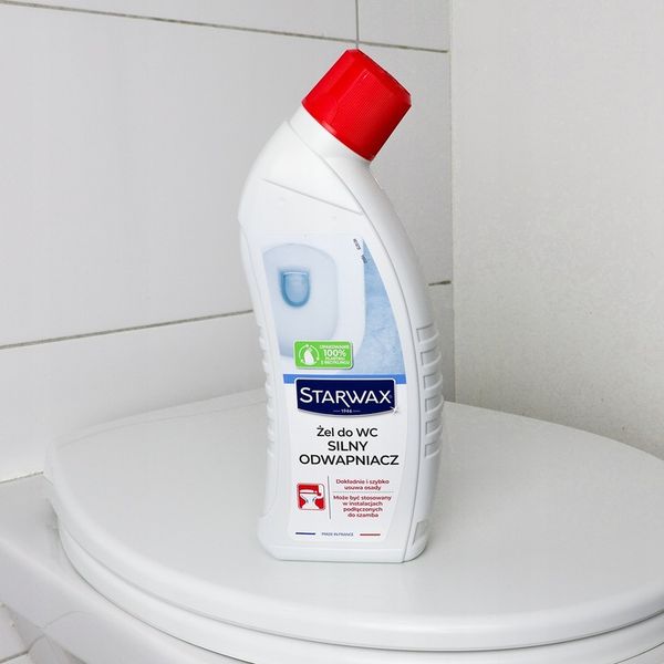 ŻEL DO WC PŁYN SILNY ODWAPNIACZ DO WC STARWAX 43390 USUWA KAMIEŃ zdjęcie 5