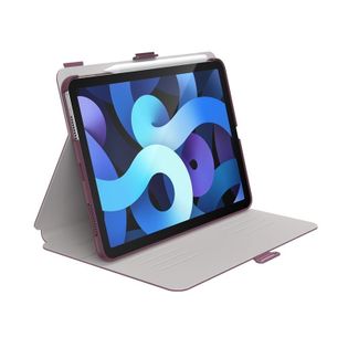 Speck Balance Folio - Etui iPad Air 4 10.9" (2020) / iPad Pro 11" (2020 / 2018) z powłoką MICROBAN (Plumberry Purple/Crepe Pink)