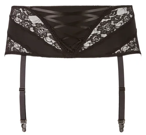 cottelli curves pas do pończoch xl z koronką i regulacją, czarny na Arena.pl