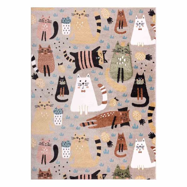 RUG/LU/BEO/KITTENS/BEIGE/160x220 zdjęcie 1