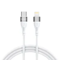 kabel wozinsky wstcl1 lightning / usb-c pd 27w 1 m - biały
