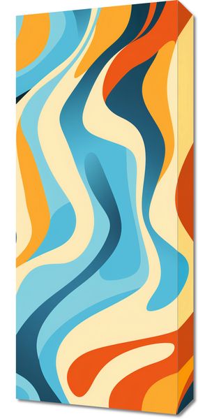 Obraz 30x70cm Tańczące Fale zdjęcie 1