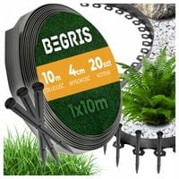 OBRZEŻE TRAWNIKOWE OGRODOWE 10MB + KOTWY GRATIS 1X10M PLASTIKOWE