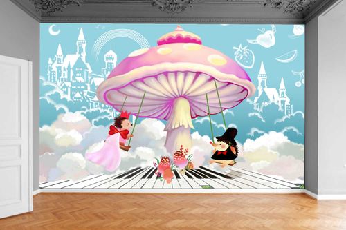 Fototapeta MIASTECZKO KRAINA ZABAWY 300x210 na Arena.pl