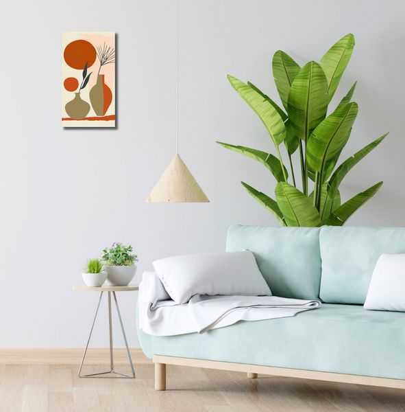 Obraz 20x40cm Wazy w Czerwieni zdjęcie 2