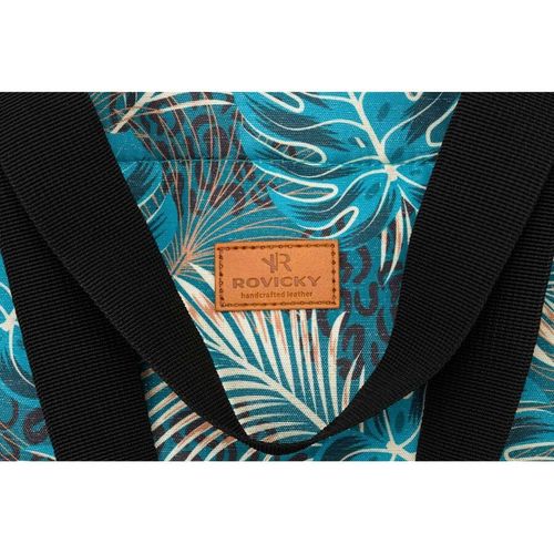 pojemna torba shopper na zakupy w modny wzór - rovicky na Arena.pl