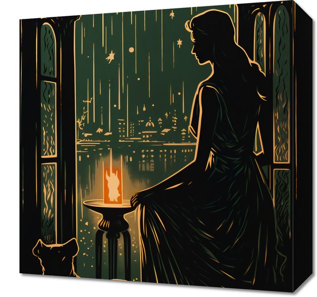 Obraz 40x40cm Nocne Szeptanie zdjęcie 1