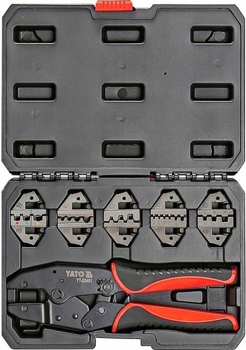 YATO KOMPLET ZESTAW DO ZACISKANIA KONEKTORÓW 5 MATRYC WALIZKA YT-22451 na Arena.pl