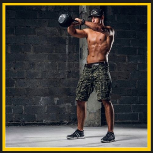 Kettlebell żeliwny odważnik kula kettle hantla 6kg na Arena.pl