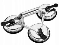 Przyssawka aluminiowa potrójna 120mm do szyb płytek glazury DREL