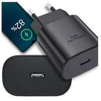 SZYBKA ŁADOWARKA SIECIOWA TELEFONU DLA SAMSUNG KOSTKA 25W USB TYP C