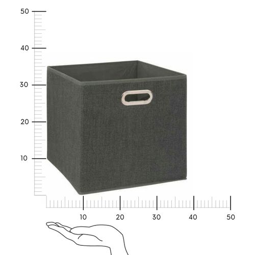 Pudełko do regału 31x31cm szare na Arena.pl