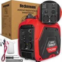 AGREGAT PRĄDOTWÓRCZY GENERATOR PRĄDU INWERTOROWY NA BENZYNĘ CICHY 2KW