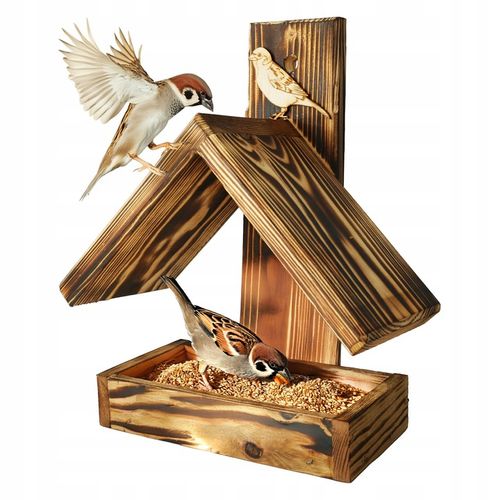 DREWNIANY karmnik dla PTAKÓW budka góralski POLSKI HIT DOMEK na Arena.pl