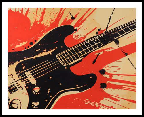 Plakat 76x60,5cm Gitara Elektryczna na Arena.pl