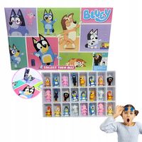 Kalendarz Adwentowy Bluey i Bingo 24 Figurki Pieski Przyjaciel Bingo