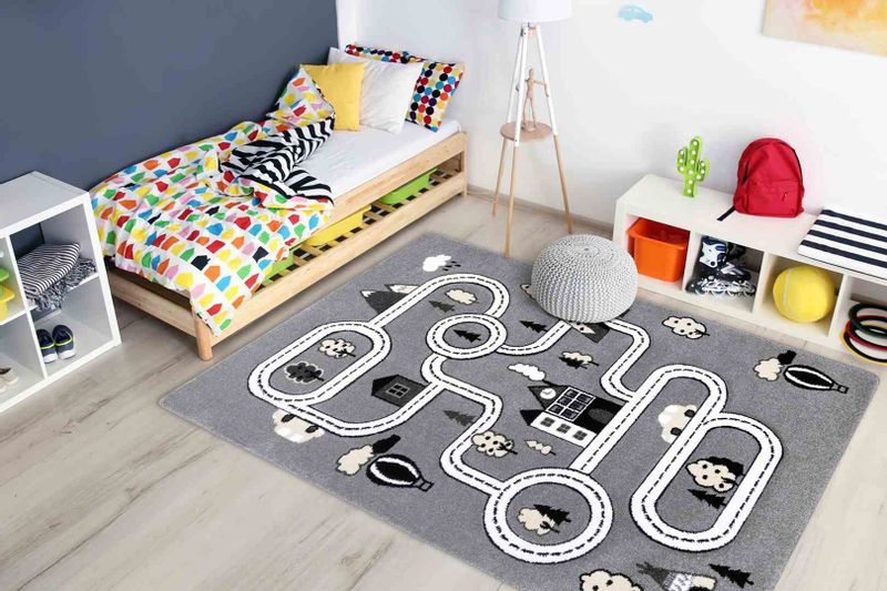RUG/LU/TINIES/TOWN/GREY/80x150 zdjęcie 2